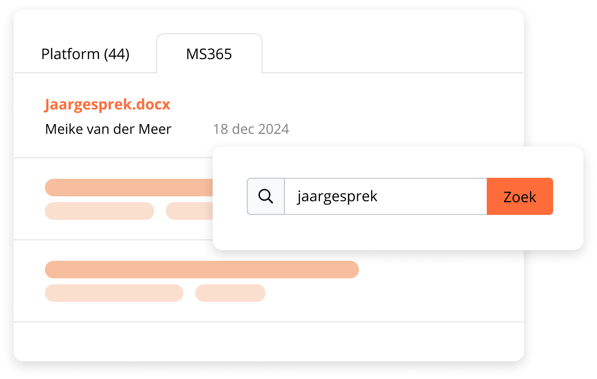 Illustratie van een zoekbalk